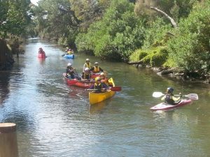 Canoeing the Kananook